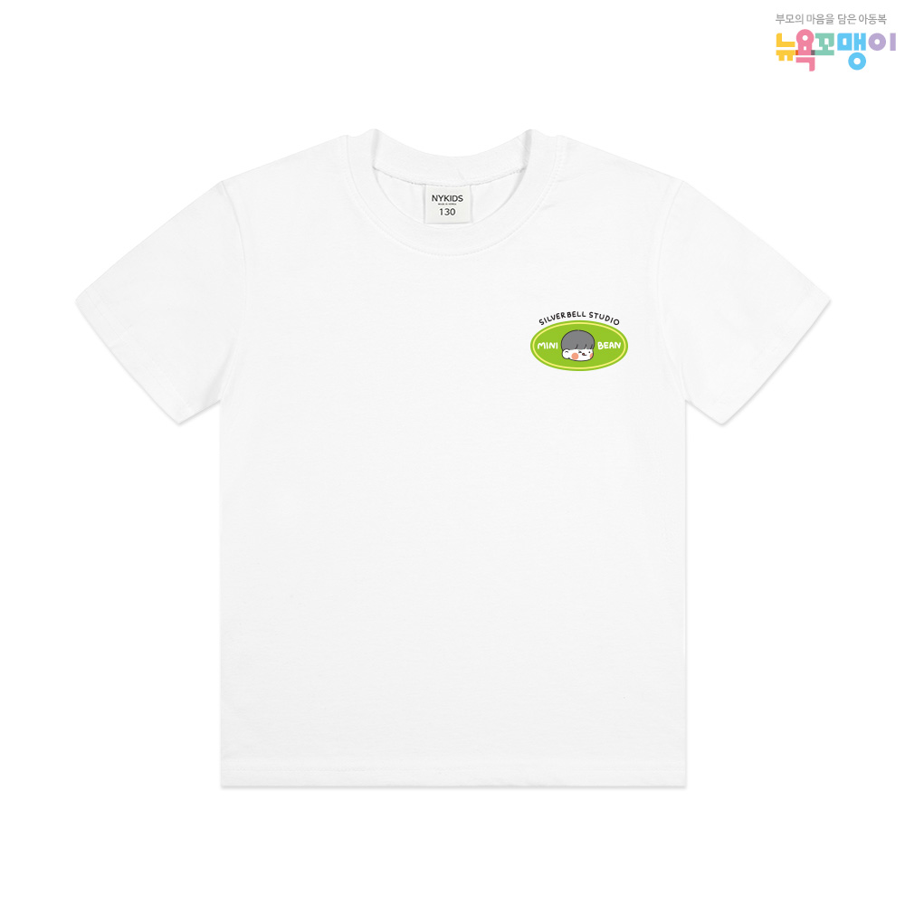 뉴욕꼬맹이 쟈근콩 짱큰콩 반팔(NY) 티셔츠 V008 - 아동 주니어 반팔티