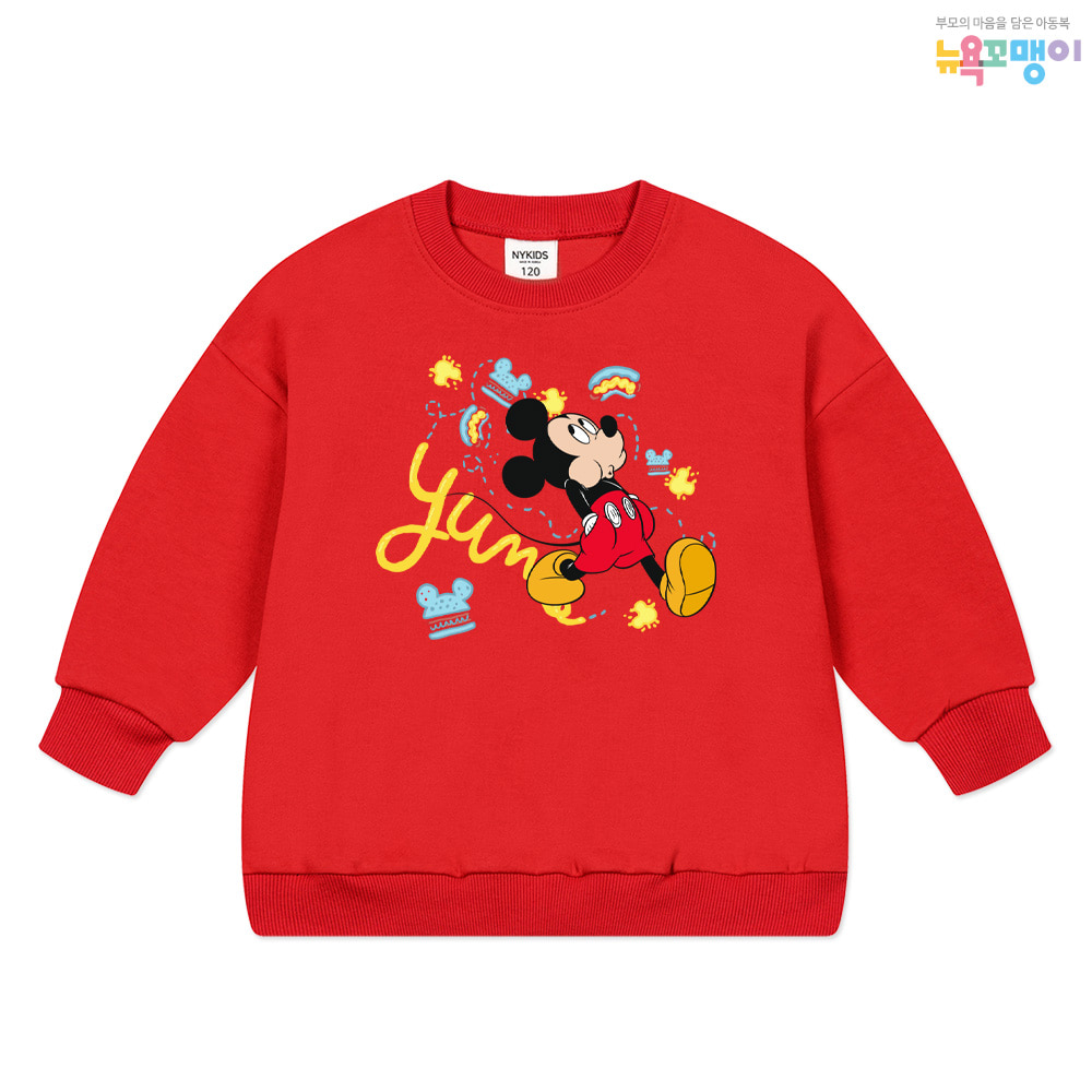 뉴욕꼬맹이 디즈니 맨투맨(오버핏) 티셔츠 G218 - 아동 주니어 오버핏맨투맨