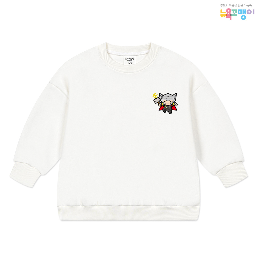 뉴욕꼬맹이 아동 주니어 마블 맨투맨(오버핏) 티셔츠 P120 - 11color